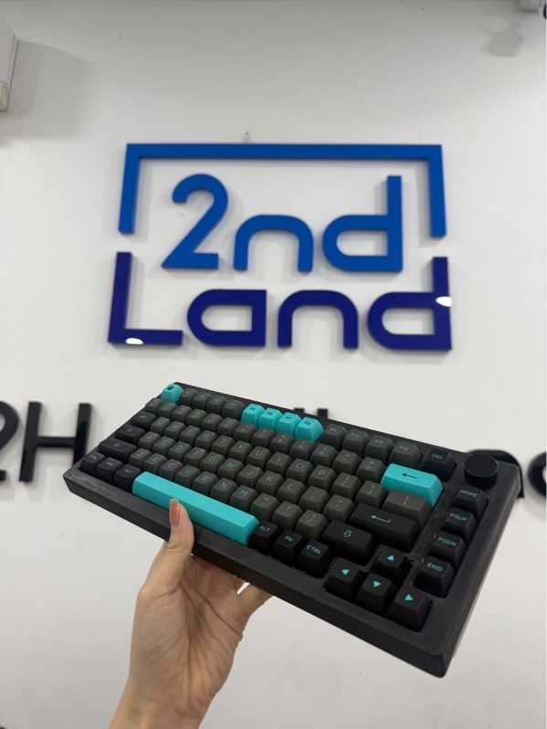 Bàn phím Akko 5075 B plus - Màu đen - Ngoại hình 97% - Trầy xước , hở vỏ , phím ọp ẹp , đã custom lại switch - Kèm receiver