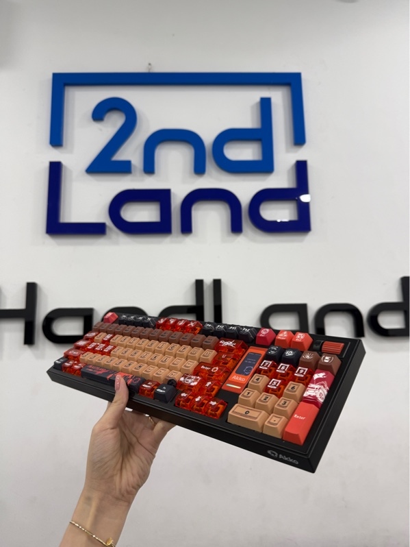 Bàn phím Akko 5098B Wasteland Surviva - 3 mode - Màu đen - Ngoại hình 97% - có hotswap , trầy, mòn nhẹ - Kèm key cap , receiver