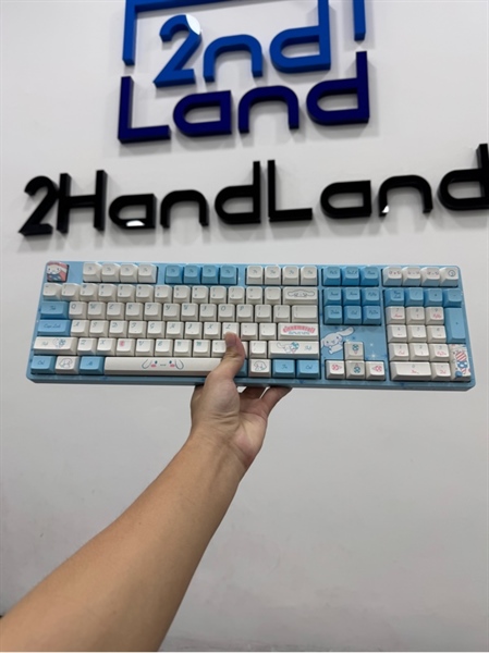 Bàn phím Akko 5108B Cinnamoroll - 1 Mode : dây - Màu trắng xanh - Ngoại hình 97% - Box