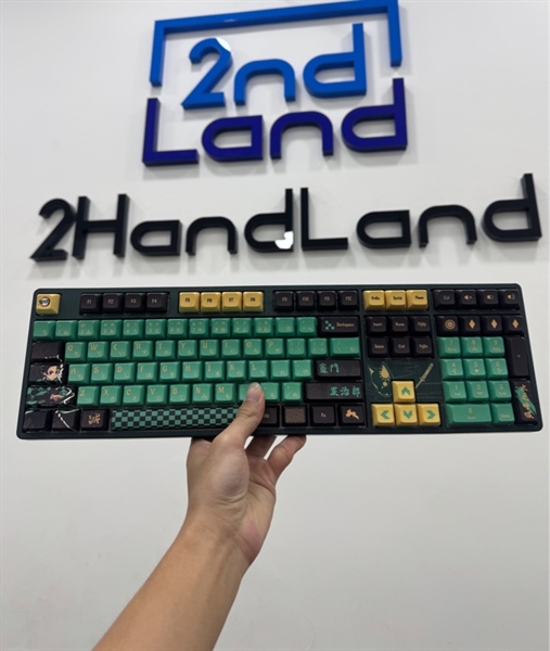 Bàn phím Akko 5108B Plus Demon Slayer-Kamado Tanjirou - 3 mode - Màu xanh - Ngoại hình 97% - Fullbox ̣
