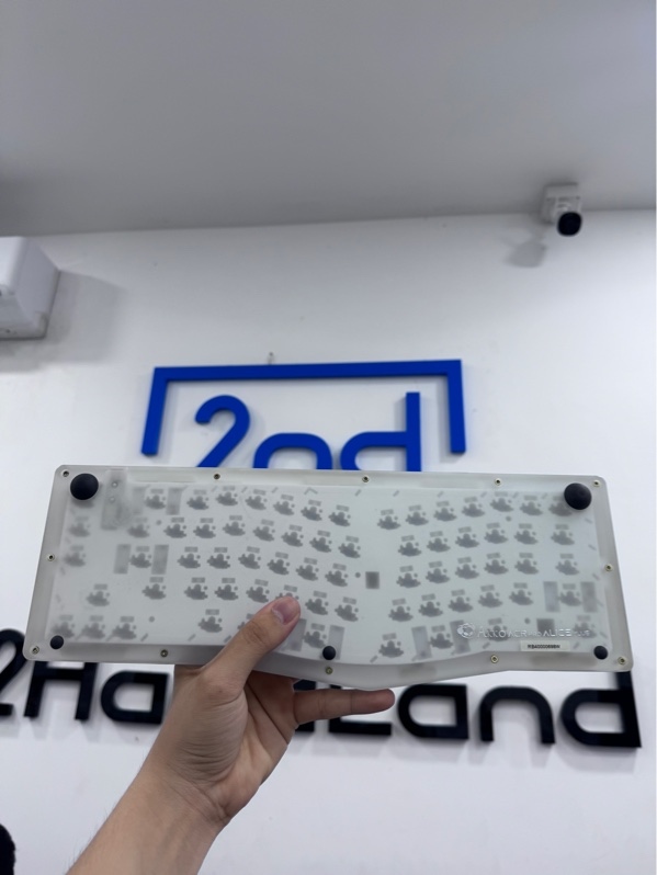 Bàn phím Akko ACR Pro Alice Plus - 1 mode dây - Màu trắng - Ngoại hình 97% - ố vàng - Kèm 1 dây kết nối