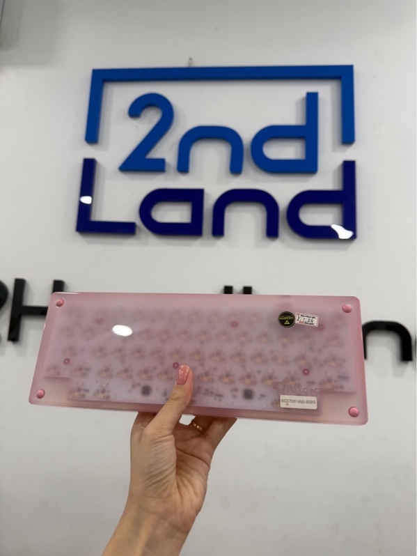 Bàn phím Akko ACR59 xuyên led - Màu hồng - Ngoại hình 97% - có hotswap, trầy nhẹ - Kèm Box , dây, keycap