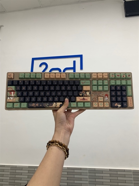 Bàn phím Akko HunHuang 5108B - 1 mode dây - Màu be - Ngoại hình: 98% - Fullbox 1