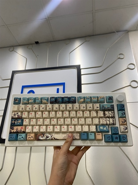 Bàn phím Akko M0D 007B-HE PC Toy Of Life - 2 Mode : dây + 2.4hz - Màu trắng - Ngoại hình: 98% - FullBox 1