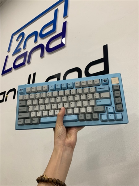 Bàn phím Akko Mod 006 - 1 mod dây - Switch akko matcha - Màu xanh - Ngoại hình: 98% - Kèm set keycap akko silent