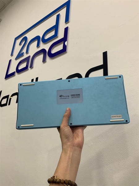 Bàn phím Akko Mod 006 - 1 mod dây - Switch akko matcha - Màu xanh - Ngoại hình: 98% - Kèm set keycap akko silent 2