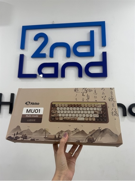 Bàn phím Akko MU01 - 3 mode - rgb - Màu nâu - Ngoại hình 98% - Fullbox