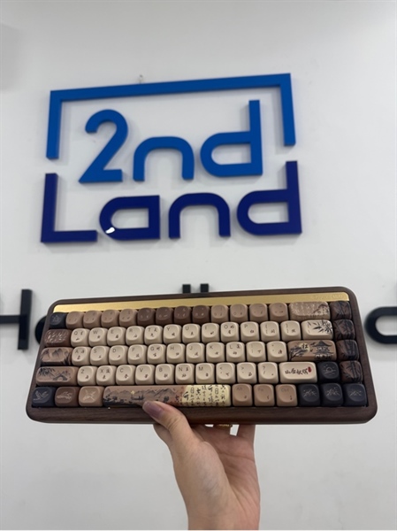 Bàn phím Akko MU01 - 3 mode - rgb - Màu nâu - Ngoại hình 98% - Fullbox 1