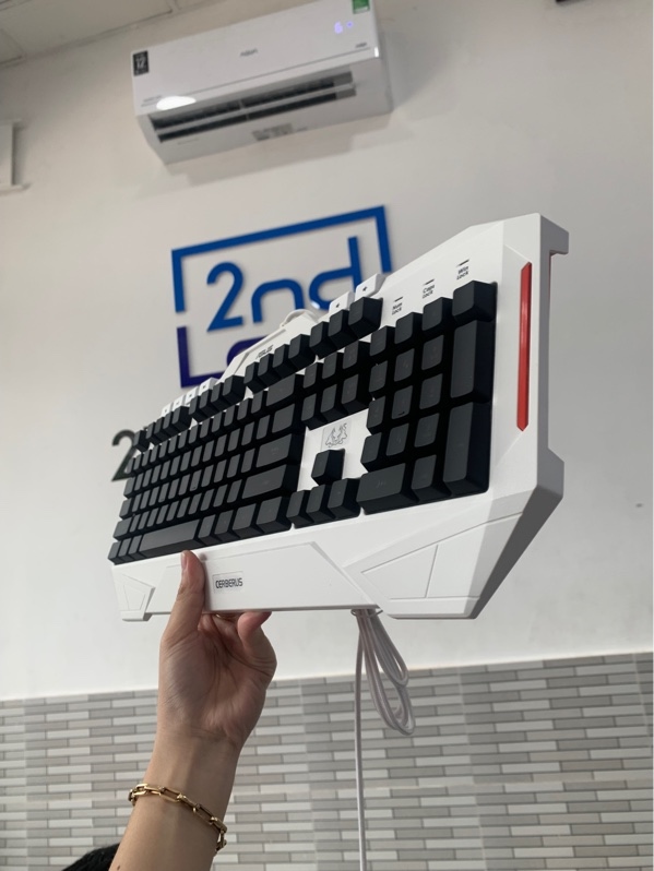 Bàn phím Asus cerberus arctic edition - Màu trắng - Openbox