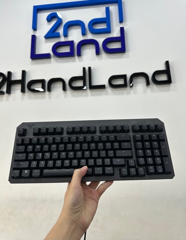 Bàn phím ASUS Gaming TUF Gaming K3 Gen 2 - 1 mode : Dây - Màu đen - Ngoại hình 98% - Kèm Box