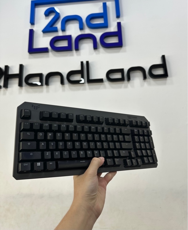 Bàn phím ASUS Gaming TUF Gaming K3 Gen 2 - 1 mode : Dây - Màu đen - Ngoại hình 98% - Kèm Box