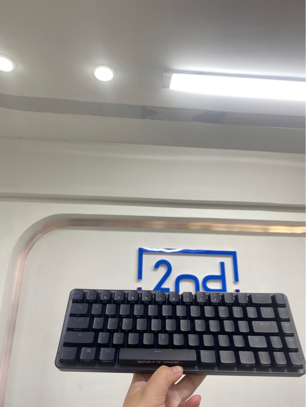 Bàn phím Asus ROG Falchion model M601 - 2 mode 2.4G/dây - Led RGB - Switch Cherry MX RGB ( Red ) - Màu đen - Ngoại hình 98% - Fullbox