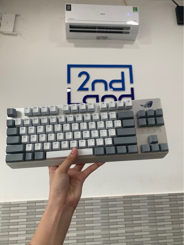 Bàn phím Asus Rog Strix Scope NX TKL Moonlight White - 1 mod dây - Màu trắng - Ngoại hình: 98% - Fullbox