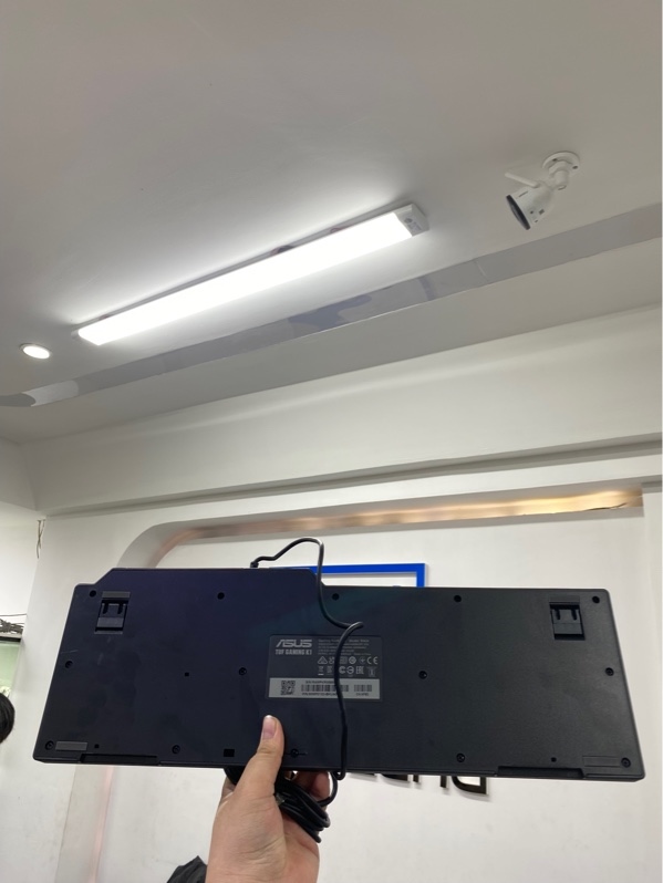 Bàn phím ASUS TUF Gaming K1 (mã RA04) - 1 mode dây - Màu đen - Ngoại hình 97% - Body