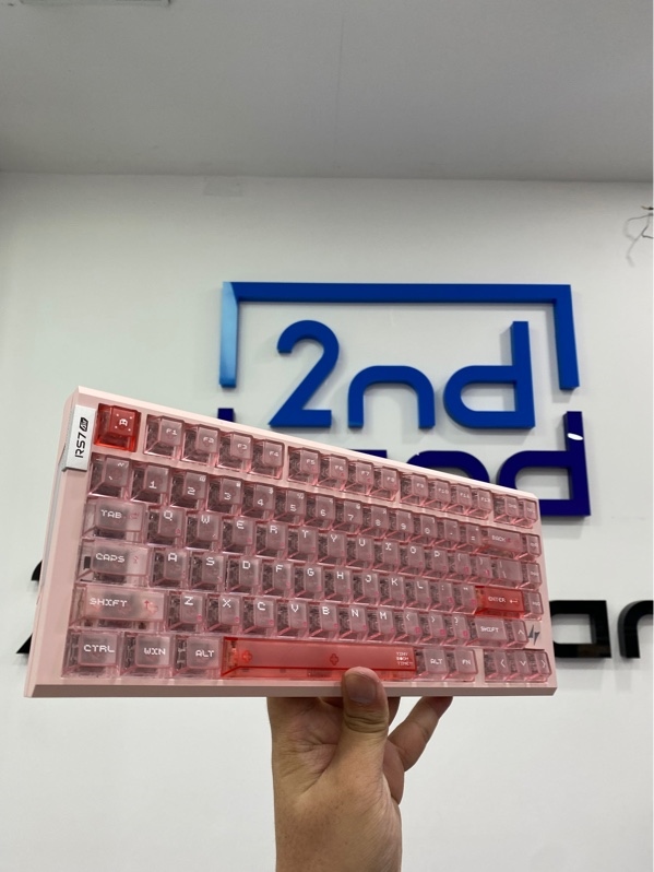 Bàn phím Atk RS7 Air 75% - 1 mode dây - Màu hồng - Ngoại hình: 97% - Trầy viền - FullBox