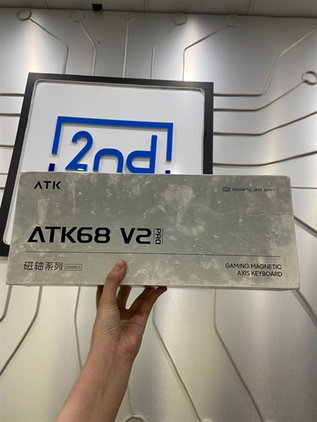 Bàn Phím ATK68 V2 Pro - SW White - 1 mode dây - Màu trắng - Ngoại hình: 97% - Trầy viền sườn - FullBox
