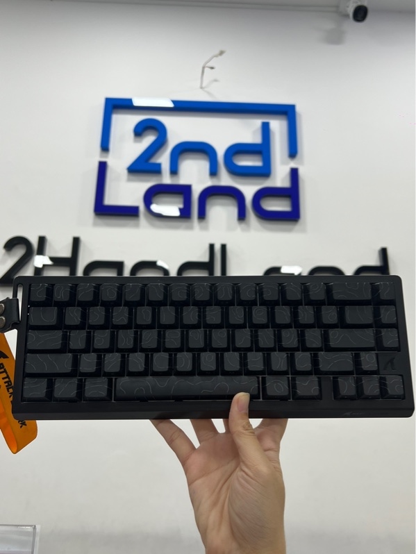 Bàn Phím Attack Shark X68 Pro HE - 3 mode : dây , receiver , bluetooth - Màu đen - Ngoại hình 98% - Kèm receiver + Dây usb-c