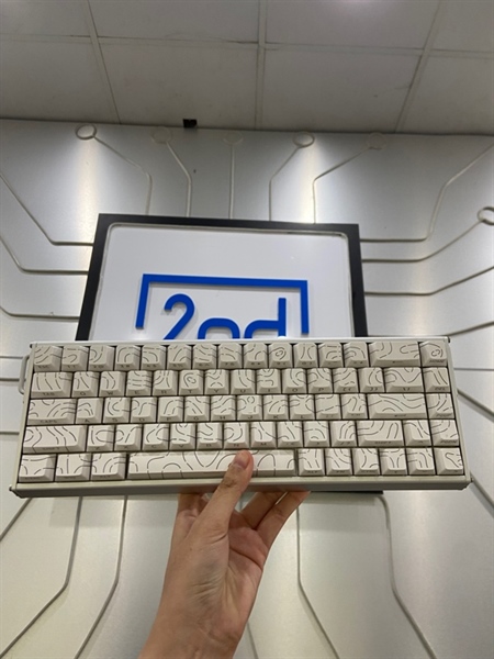 Bàn phím Attack Shark X68MAX - 1 mode dây kết nối - Màu trắng - Ngoại hình: 97% - FullBox