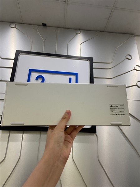 Bàn phím Attack Shark X68MAX - 1 mode dây kết nối - Màu trắng - Ngoại hình: 97% - FullBox 1