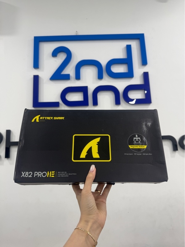 Bàn phím Attack Shark X82 Pro HE - 3 mode - Màu trắng đen - Ngoại hình 97% - Kèm box , 1 dây usb-c