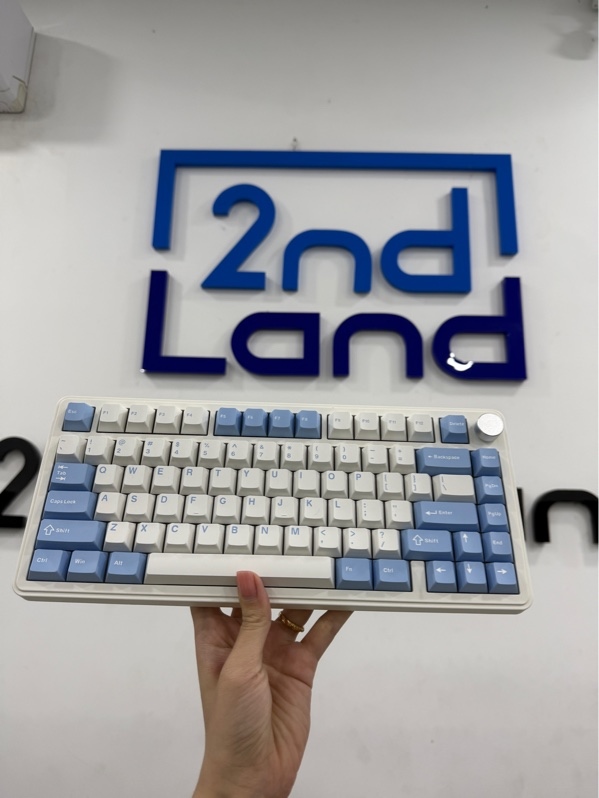Bàn phím Attack Shark X85 - 3 mode - Màu trắng - Ngoại hình 97% - Kèm box , dây , reciver