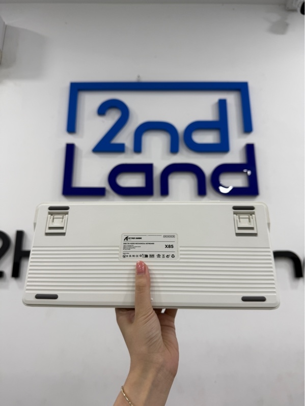 Bàn phím Attack Shark X85 - 3 mode - Màu trắng - Ngoại hình 97% - Kèm box , dây , reciver