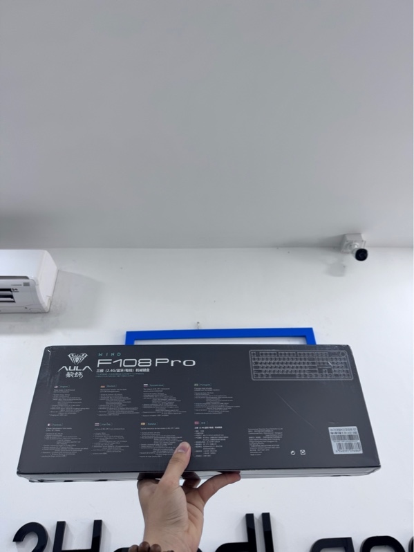 Bàn phím Aula F108 pro - 3 mode - Màu xanh - Newseal