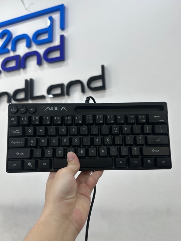 Bàn phím Aula F3061 - 1 Mode : dây - Màu đen - Ngoại hình 97% - Body