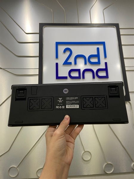 Bàn phím Aula F3261 - Màu đen xám - Ngoại hình: 98% - Kèm Box + Dây 1