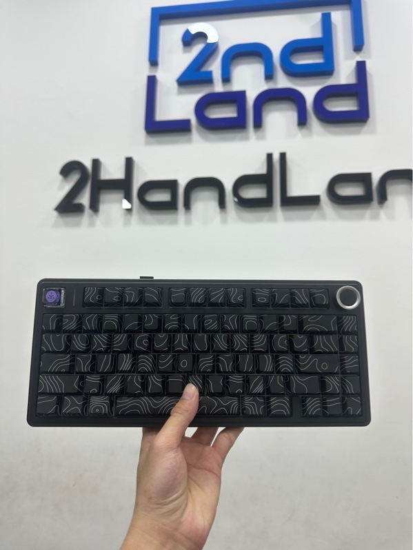 Bàn phím Aula F75 - 3 mode - Màu đen - Ngoại hình 97% - Kèm box + Dây kết nối + Receiver