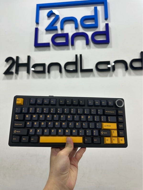 Bàn phím Aula F75 - 3 mode - Màu đen - Ngoại hình 98% - Kèm reciver + Dây két nối