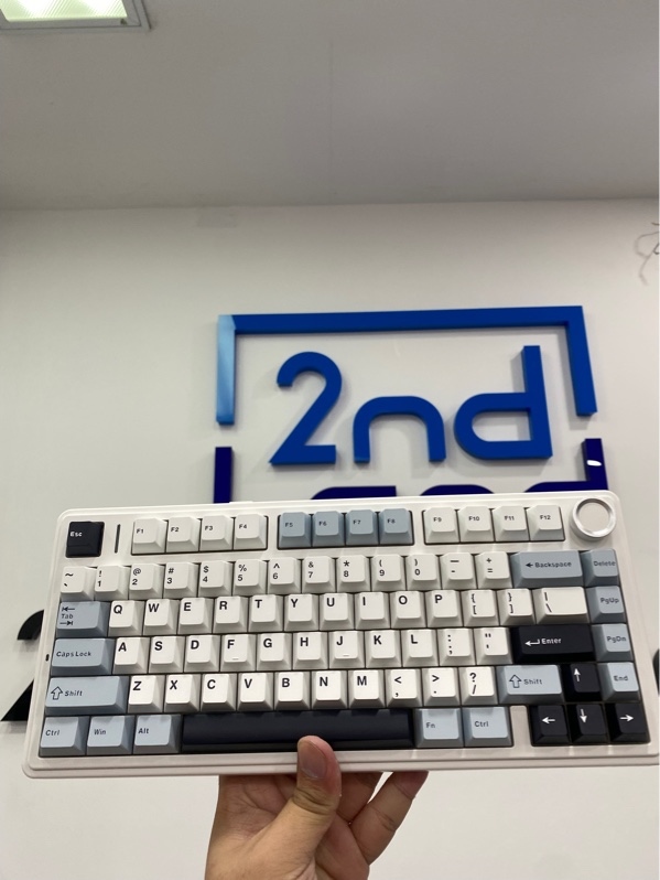 Bàn phím Aula F75 - 3 mode - Màu trắng - Ngoại hình: 99% - New Open Box
