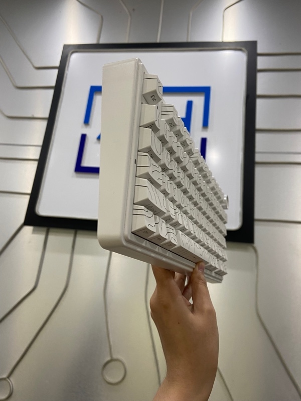 Bàn Phím AULA F75 - Màu trắng - Ngoại hình: 98% - Kèm dây cáp 1