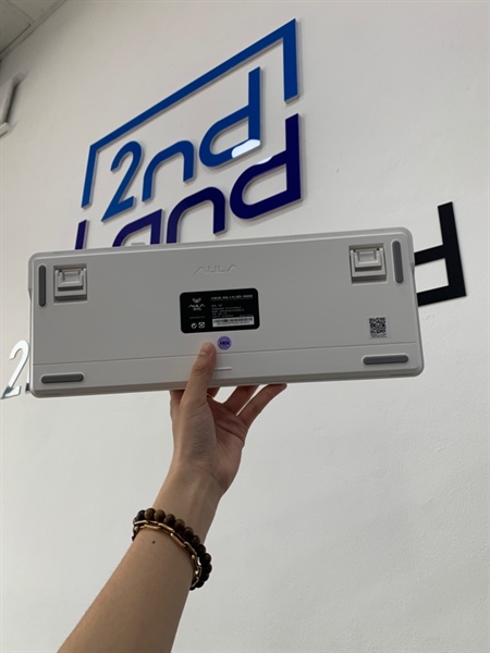 Bàn phím Aula F87 - 3 mode - Màu trắng - Openbox 3