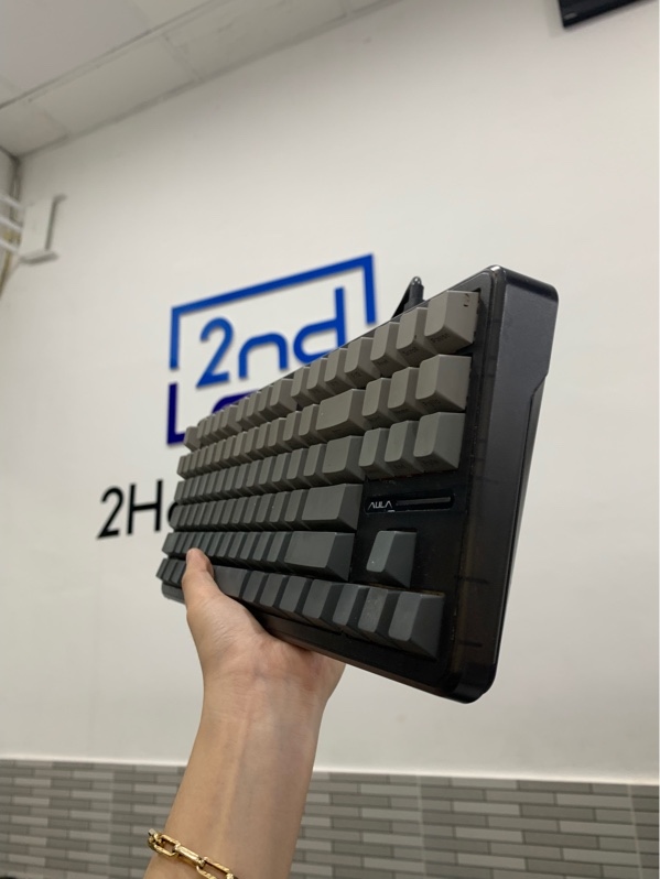 Bàn phím Aula F87 Pro - 3 mode - Màu xám đen - Ngoại hình: 97% - Trầy xước - Body