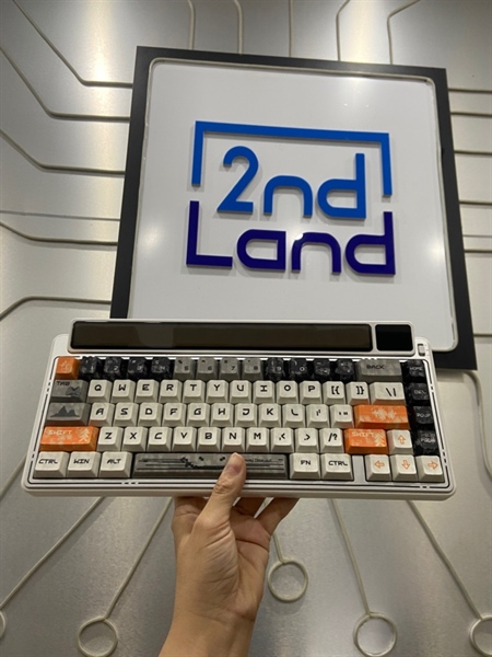 Bàn phím Aula LeoBog AMG65 Gasket Mechanical Keyboard - 3 Mode - Màu trắng - Ngoại hình: 98% - FullBox