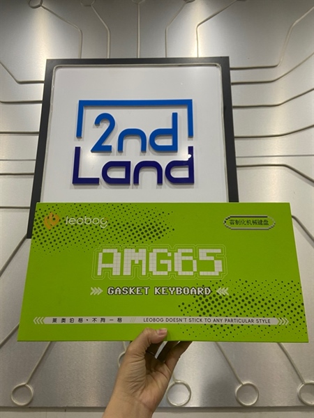 Bàn phím Aula LeoBog AMG65 Gasket Mechanical Keyboard - 3 Mode - Màu trắng - Ngoại hình: 98% - FullBox 3