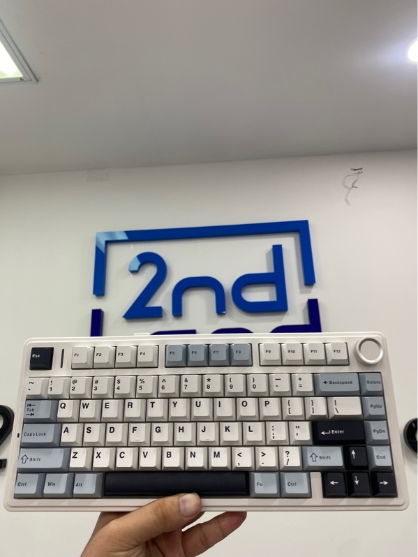 Bàn phím Aula S75 - Màu trắng đen - New Open Box