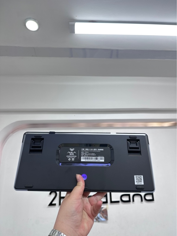 Bàn phím Aula S75 pro - 3 mode 2.4G/ dây/ reciever - Màu đen hồng - Ngoại hình 99% - Openbox