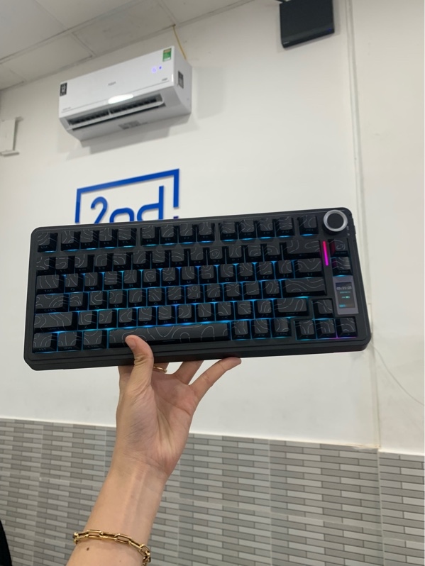 Bàn phím Aula S75 Pro - 3 mode - Màu đen - Ngoại hình: 98% - Fullbox