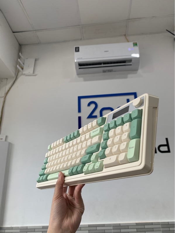 Bàn phím Aula S99 Pro - 3mode - Màu xanh lá - Ngoại hình: 98% - Box