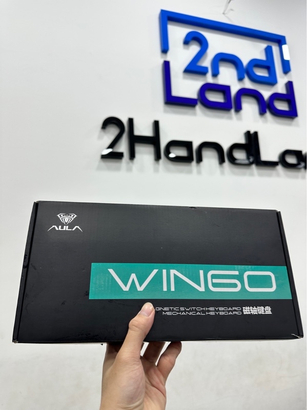 Bàn phím AULA WIN 60 HE - 1 mode dây - Màu đen - Ngoại hình 97% - Kèm box + Dây kết nối USB-C