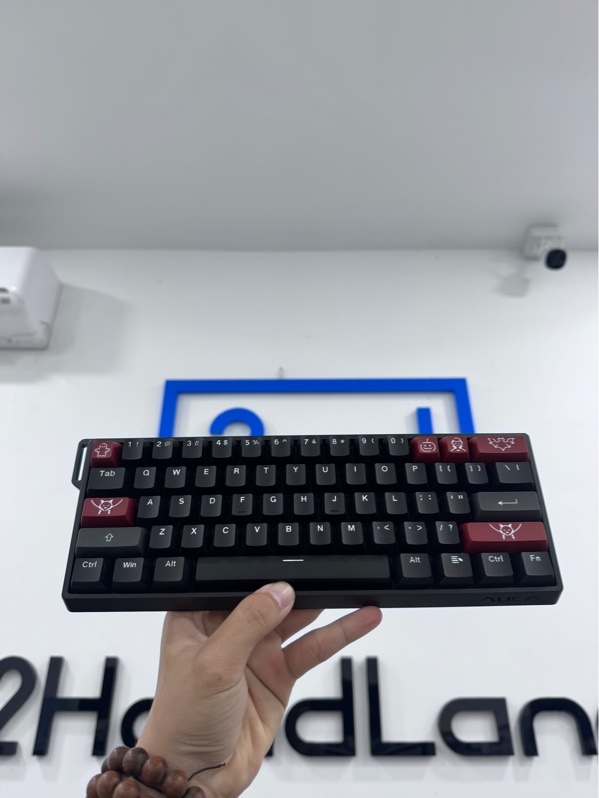 Bàn phím Aula WIN60HE - 1 mode dây - Màu đen - Ngoại hình 98% - Fullbox