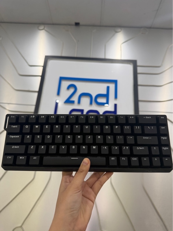 Bàn phím AULA Win68HE - Switch white - Led RGB - 1 mode dây - Màu đen - Ngoại hình: 98% - FullBox