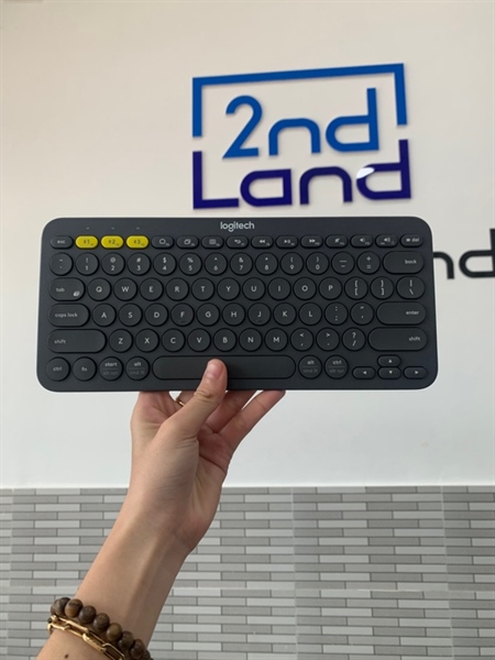 Bàn phím bluetooth Logitech K380 - Màu xám - Ngoại hình: 98% - Box