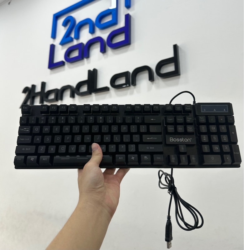 Bàn Phím Chuyên Game Giả Cơ Bosston 803 - 1 mode : Dây - Màu đen - Ngoại hình 97% - Body