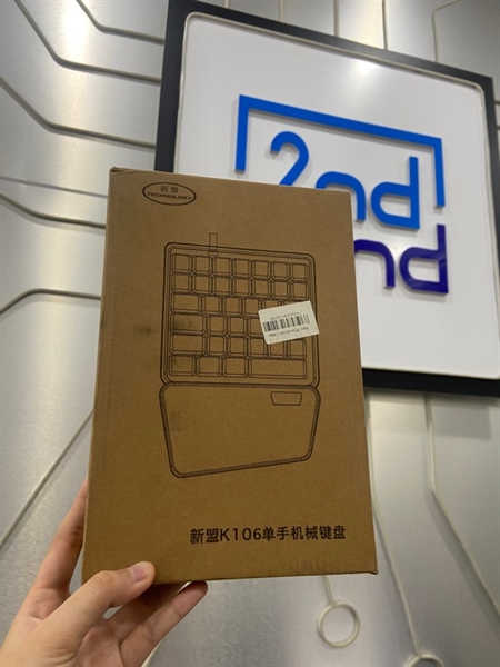 Bàn phím cơ 1 tay Xinmeng K106 - Màu đen - Ngoại hình: 98% - FullBox 2