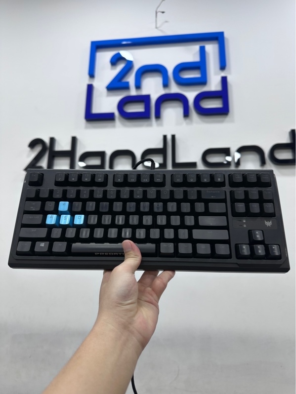Bàn phím cơ Acer PKB010 AEthon 301 TKL - 1 Mode : dây - Màu đen - Ngoại hình 97.5% - Kèm box