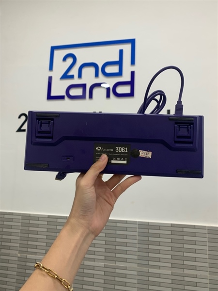 Bàn phím cơ AKKO 3061S Neon RGB - 1 mode dây - Màu tím - Ngoại hình: 97% - Lỗi pin - Body 2