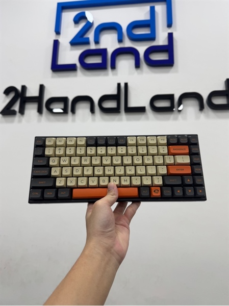 Bàn phím cơ Akko 3084 - 1 mode : Dây - Màu đen cam - Ngoại hình 97% - Kèm dây kết nối